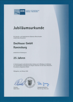 25 Jahre DocHouse GmbH