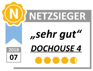 Netzsieger – DOCHOUSE 4 „sehr gut“